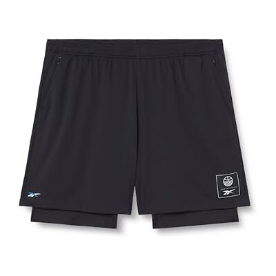 100242040 Reebok Szorty męskie, czarny, 3XL 100242040 Reebok Szorty męskie, czarny, 3XL