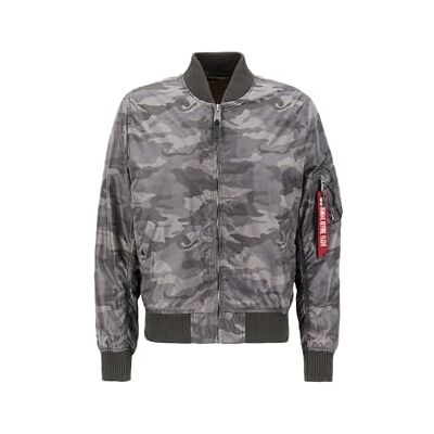 191103C-410 Alpha Industries MA-1 TT Camo Bomber Jacket dla mężczyzn Grey Camo 191103C-410 Alpha Industries MA-1 TT Camo Bomber Jacket dla mężczyzn Grey Camo