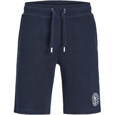 12249384-4386077 JACK & JONES JPSTBERSI NAFA szorty dresowe, granatowy blezer, M 12249384-4386077 JACK & JONES JPSTBERSI NAFA szorty dresowe, granatowy blezer, M