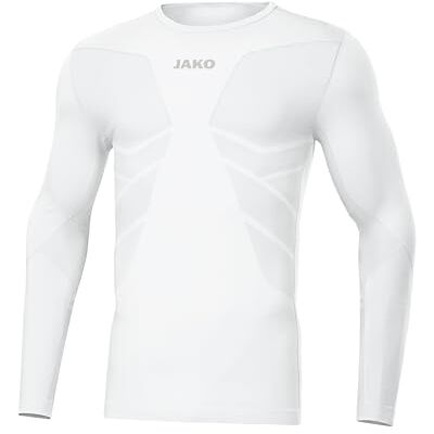 6455 JAKO Męska koszulka funkcyjna z długim rękawem Comfort 2.0, wygodna bielizna sportowa, bezszwowa i bodyfit, męska koszulka do biegania z długim rękawem z miękkim uchwytem 6455 JAKO Męska koszulka funkcyjna z długim rękawem Comfort 2.0, wygodna bielizna sportowa, bezszwowa i bodyfit, męska koszulka do biegania z długim rękawem z miękkim uchwytem