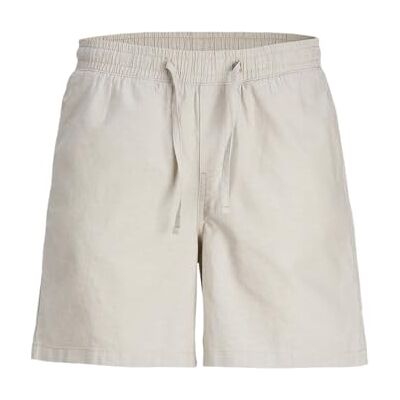 12261625 JACK&JONES PLUS JPSTJAIDEN JJSUMMER Linen BLE Short PLS, Crockery/Szczegóły: melanż, 44 12261625 JACK&JONES PLUS JPSTJAIDEN JJSUMMER Linen BLE Short PLS, Crockery/Szczegóły: melanż, 44