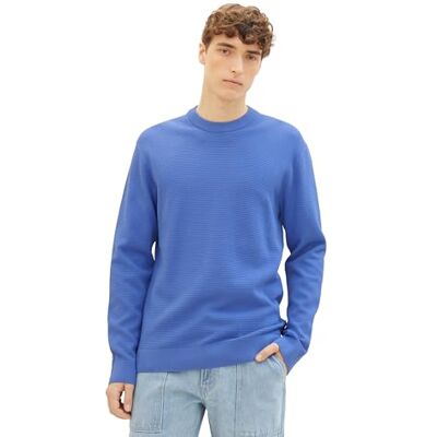 1038285 TOM TAILOR Denim Sweter męski, 30104 Blueberry Blue, XS 1038285 TOM TAILOR Denim Sweter męski, 30104 Blueberry Blue, XS