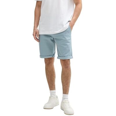 1044710 TOM TAILOR Męskie szorty slim chinosy, 27475 – szara mięta, 40 1044710 TOM TAILOR Męskie szorty slim chinosy, 27475 – szara mięta, 40
