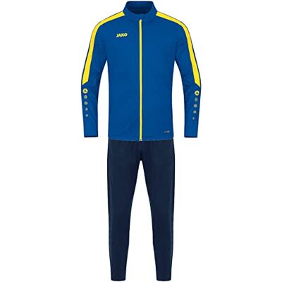 M9123 JAKO Męski dres treningowy poliester Power, Royal/Citro, M M9123 JAKO Męski dres treningowy poliester Power, Royal/Citro, M