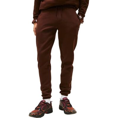 DM0DM20473GS7XS TOMMY JEANS Męskie spodnie dresowe TJM Slim S Flag EXT DM0DM20473, brązowe, XS, Brązowy (Rich Brown), XS DM0DM20473GS7XS TOMMY JEANS Męskie spodnie dresowe TJM Slim S Flag EXT DM0DM20473, brązowe, XS, Brązowy (Rich Brown), XS