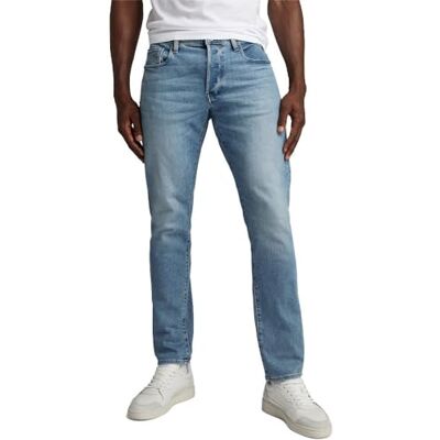 51001-D316-D893 G-STAR RAW 3301 Slim Dżinsy męskie, Faded Niagara, 32W / 34L 51001-D316-D893 G-STAR RAW 3301 Slim Dżinsy męskie, Faded Niagara, 32W / 34L