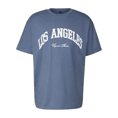 MT2462 Mister Tee Upscale Uniseks T-Shirt L.A. College Oversize Tee, T-shirt z nadrukiem, oversized fit, Streetwear, Styl vintage., S MT2462 Mister Tee Upscale Uniseks T-Shirt L.A. College Oversize Tee, T-shirt z nadrukiem, oversized fit, Streetwear, Styl vintage., S