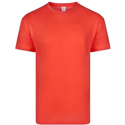 TS151UC_412_XL Mukua Derby Unisex T-Shirt Poliester Touch Bawełna, Kolor Fluor Red, Rozmiar XL, Fluor Red, XL TS151UC_412_XL Mukua Derby Unisex T-Shirt Poliester Touch Bawełna, Kolor Fluor Red, Rozmiar XL, Fluor Red, XL