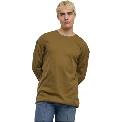 TB6418 Urban Classics Męska bluza z długim rękawem z długim rękawem, bawełna organiczna, dostępna w rozmiarach S-XXL, Tiniolive, XXL TB6418 Urban Classics Męska bluza z długim rękawem z długim rękawem, bawełna organiczna, dostępna w rozmiarach S-XXL, Tiniolive, XXL