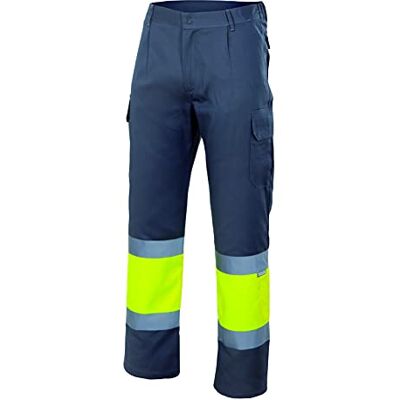 VELILLA 156 spodnie sygnalizacyjne (rozmiar XXXL) kolor szary i żółty fluorescencyjny VELILLA 156 spodnie sygnalizacyjne (rozmiar XXXL) kolor szary i żółty fluorescencyjny