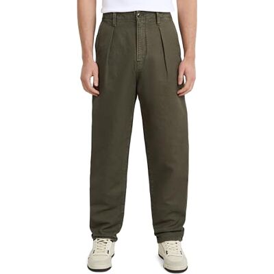 D24543 8719965012981 Pleated Chino Relaxed, Szary (Asfalt Gd -d752-b575), 31W / 30L D24543 8719965012981 Pleated Chino Relaxed, Szary (Asfalt Gd -d752-b575), 31W / 30L