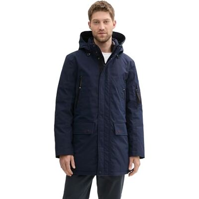 1042520 TOM TAILOR Męskie Parka, 10668-Sky Captain Blue, XXL, 10668 Sky Captain Blue, XXL 1042520 TOM TAILOR Męskie Parka, 10668-Sky Captain Blue, XXL, 10668 Sky Captain Blue, XXL