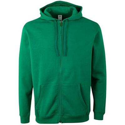 SF270U_600_S Mukua SF270U Bluza Unisex z zamkiem błyskawicznym i kapturem, kolor Kelly Green, Rozmiar S, Kelly Green, S SF270U_600_S Mukua SF270U Bluza Unisex z zamkiem błyskawicznym i kapturem, kolor Kelly Green, Rozmiar S, Kelly Green, S