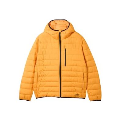 1041340 TOM TAILOR Denim Męska kurtka pikowana z kapturem, 35659 Classic Orange, M 1041340 TOM TAILOR Denim Męska kurtka pikowana z kapturem, 35659 Classic Orange, M