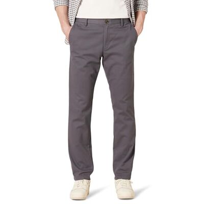 MAE60009SP18-Gre-32W x 29L Amazon Essentials Męskie spodnie chinosy slim fit, odporne na zagniecenia, z płaskim przodem, szare, 32 szer. x 29 l MAE60009SP18-Gre-32W x 29L Amazon Essentials Męskie spodnie chinosy slim fit, odporne na zagniecenia, z płaskim przodem, szare, 32 szer. x 29 l