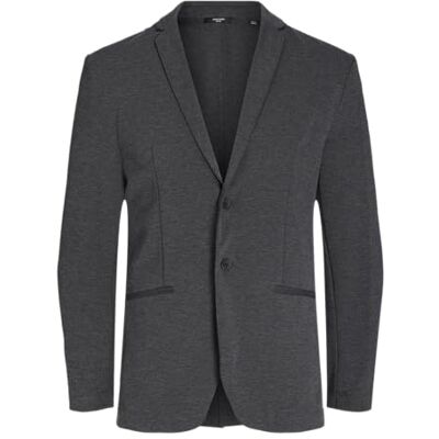 12248268 JACK&JONES PLUS Męska marynarka Jprblabeck Sweat Blazer Pls, szary melanż, 3XL duże rozmiary 12248268 JACK&JONES PLUS Męska marynarka Jprblabeck Sweat Blazer Pls, szary melanż, 3XL duże rozmiary