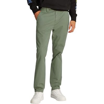 DM0DM20282 Tommy Jeans Męskie chinosy Austin Slim Fit, Zielony (Aruba Green), 29W / 34L DM0DM20282 Tommy Jeans Męskie chinosy Austin Slim Fit, Zielony (Aruba Green), 29W / 34L