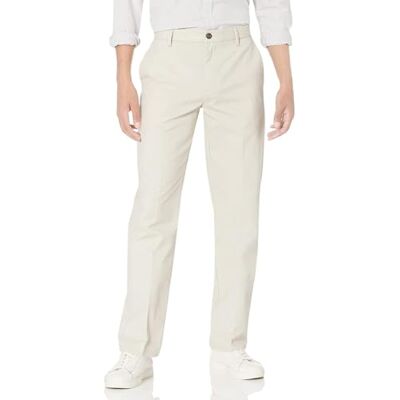 F16AE60000 Amazon Essentials Classic-Fit Wrinkle-Resistant Flat-Front Chino Pant majtki, Stone, 36 W x 28 l F16AE60000 Amazon Essentials Classic-Fit Wrinkle-Resistant Flat-Front Chino Pant majtki, Stone, 36 W x 28 l
