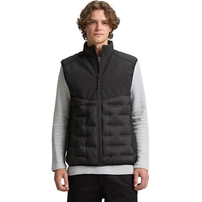 1046264 TOM TAILOR Denim Kamizelka męska, 2999 Black, S 1046264 TOM TAILOR Denim Kamizelka męska, 2999 Black, S