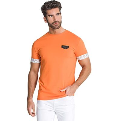 GKM005460 Gianni Kavanagh Orange Anarchy Elastic koszulka męska T-Shirt, Orange, M GKM005460 Gianni Kavanagh Orange Anarchy Elastic koszulka męska T-Shirt, Orange, M