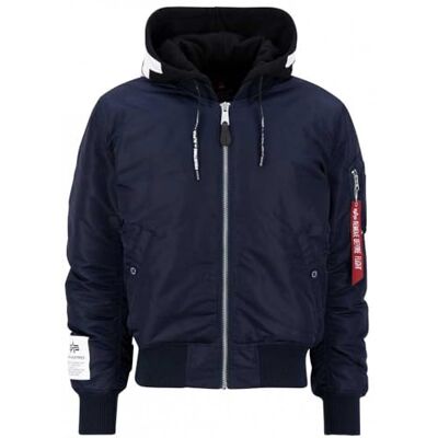 118101-697 Alpha Industries MA-1 ZHP Bomber Jacket dla mężczyzn Ultra Navy 118101-697 Alpha Industries MA-1 ZHP Bomber Jacket dla mężczyzn Ultra Navy