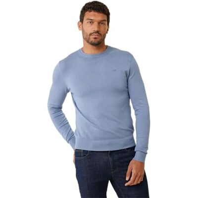 AO0946026M-173918-XL Mexx Męski sweter Brian Crew Neck Sweater, niebieski (Denim Blue), XL (DE) AO0946026M-173918-XL Mexx Męski sweter Brian Crew Neck Sweater, niebieski (Denim Blue), XL (DE)
