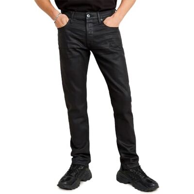 51001 G-STAR RAW Męskie dżinsy 3301 Slim, Czarny (3d Dark Aged Cobler Restored -b479-g948), 33W / 30L 51001 G-STAR RAW Męskie dżinsy 3301 Slim, Czarny (3d Dark Aged Cobler Restored -b479-g948), 33W / 30L