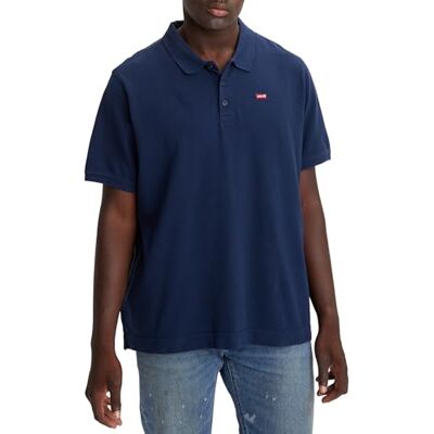 86998-0002 Levi's Mężczyźni Big & Tall Housemark Polo T-Shirt, Dress Blues, 1XL 86998-0002 Levi's Mężczyźni Big & Tall Housemark Polo T-Shirt, Dress Blues, 1XL
