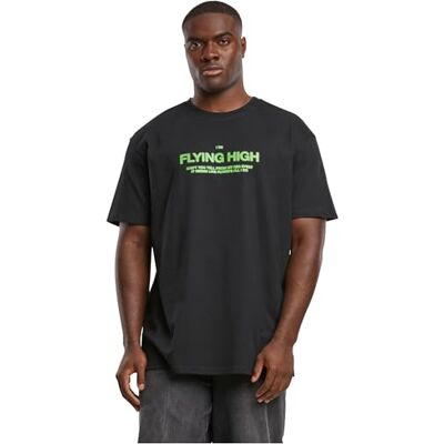 MT3396 Mister Tee Męski T-shirt bez kołnierza, czarny, L, czarny, L MT3396 Mister Tee Męski T-shirt bez kołnierza, czarny, L, czarny, L