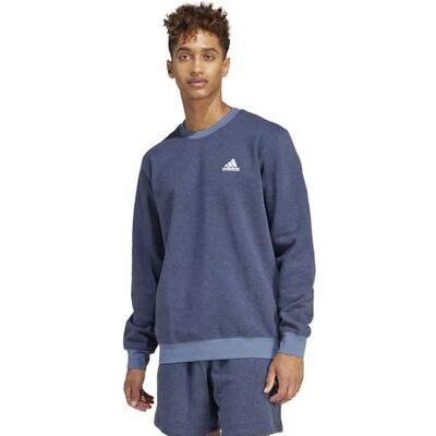 KNQ98 adidas Mężczyźni Seasonal Essentials Mélange Sweater, legend ink mel., L KNQ98 adidas Mężczyźni Seasonal Essentials Mélange Sweater, legend ink mel., L