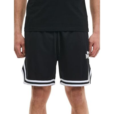 117827000001 Lonsdale Spodenki unisex normalny krój STENSCHOLL, czarny/biały, 3XL 117827000001 Lonsdale Spodenki unisex normalny krój STENSCHOLL, czarny/biały, 3XL
