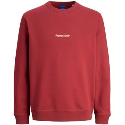 12282893-4862174 JACK & JONES Jornorrebro Emb Sweat Crew Noos, tibetan red, S 12282893-4862174 JACK & JONES Jornorrebro Emb Sweat Crew Noos, tibetan red, S