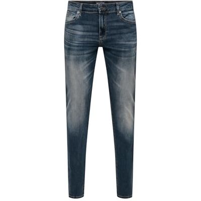 22030366 ONSLOOM Slim Jax Ebony 0366 DOT DNM, Dark Blue Denim/Szczegóły: tinted, 31W / 30L 22030366 ONSLOOM Slim Jax Ebony 0366 DOT DNM, Dark Blue Denim/Szczegóły: tinted, 31W / 30L