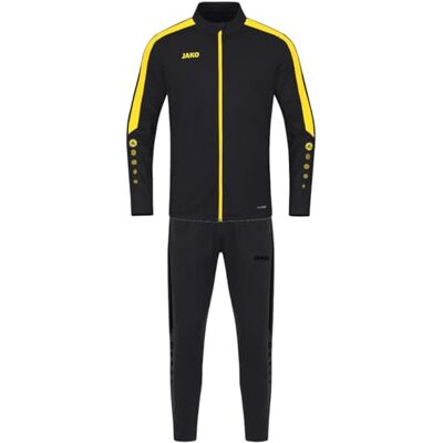 M9123 JAKO Męski dres treningowy poliester Power, czarny/cytrynowy, 3XL M9123 JAKO Męski dres treningowy poliester Power, czarny/cytrynowy, 3XL