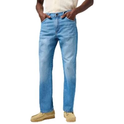 112362453 Wrangler Męskie dżinsy z przodu, luźny krój, proste nogawki, Coastal Breeze, 29W / 32L 112362453 Wrangler Męskie dżinsy z przodu, luźny krój, proste nogawki, Coastal Breeze, 29W / 32L