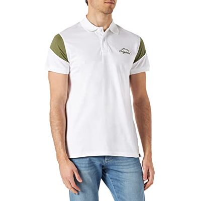 20713477 BLEND Koszulka polo męska, 110601/jasna biel, S 20713477 BLEND Koszulka polo męska, 110601/jasna biel, S