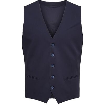 16089406 SELETED HOMME Męska kamizelka SLHSLIM-Liam WCT Flex B NOOS, granatowa marynarka, 46, granatowy blezer, 46 16089406 SELETED HOMME Męska kamizelka SLHSLIM-Liam WCT Flex B NOOS, granatowa marynarka, 46, granatowy blezer, 46
