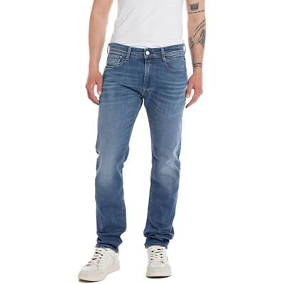 M1005 .000.285 642 Replay Męskie dżinsy Rocco Comfort-Fit, Medium Blue 009-2, 38W / 34L M1005 .000.285 642 Replay Męskie dżinsy Rocco Comfort-Fit, Medium Blue 009-2, 38W / 34L