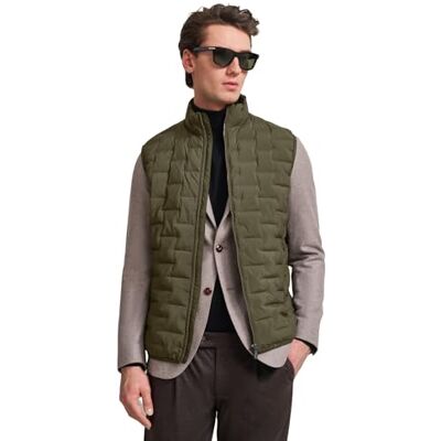 8800-65148B bugatti Kamizelka męska Wirk, zielony, XXL 8800-65148B bugatti Kamizelka męska Wirk, zielony, XXL