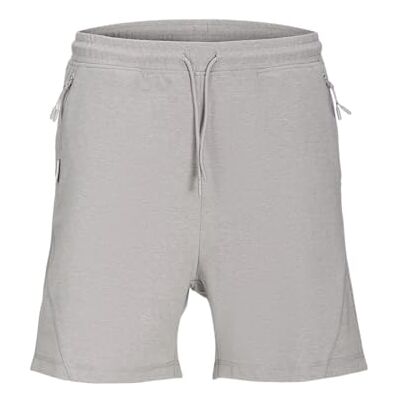 12257068-4507071 JACK & JONES JPSTGORDON JJCLOUD szorty dresowe BE PLS, jasnoszary melanżowy, 42 12257068-4507071 JACK & JONES JPSTGORDON JJCLOUD szorty dresowe BE PLS, jasnoszary melanżowy, 42