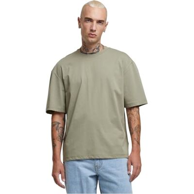 BY364 Build Your Brand Męski T-shirt bez kołnierza, zielony, XXL, Paleolive, XXL BY364 Build Your Brand Męski T-shirt bez kołnierza, zielony, XXL, Paleolive, XXL