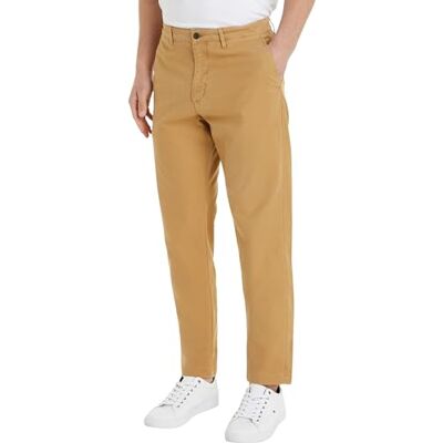 MW0MW33913 Tommy Hilfiger Chino Chelsea Gabardine GMD tkane spodnie, Klasyczny khaki, 28W / 36L MW0MW33913 Tommy Hilfiger Chino Chelsea Gabardine GMD tkane spodnie, Klasyczny khaki, 28W / 36L