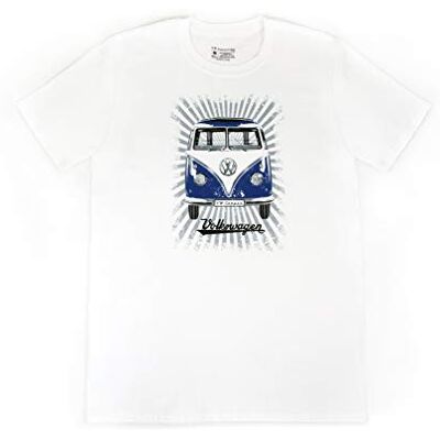 BUTS02L BRISA Vw T-shirt męski, Promienie/niebieski/biały, S BUTS02L BRISA Vw T-shirt męski, Promienie/niebieski/biały, S