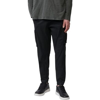 2165098.9897.XL QS Spodnie cargo z elastycznej bawełny twill, ciemnoszary, XL 2165098.9897.XL QS Spodnie cargo z elastycznej bawełny twill, ciemnoszary, XL