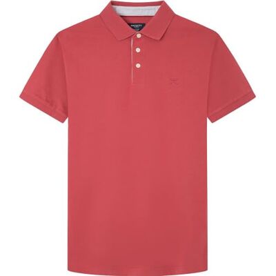 HM563220 Hackett London Męska koszulka polo Multi Trim, Czerwony (Dusty Red), XS HM563220 Hackett London Męska koszulka polo Multi Trim, Czerwony (Dusty Red), XS