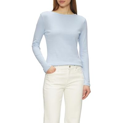 2164119.5083.42 s.Oliver Casualowa bawełniana koszulka z długim rękawem o kroju slim fit, jasnoniebieski, 42 2164119.5083.42 s.Oliver Casualowa bawełniana koszulka z długim rękawem o kroju slim fit, jasnoniebieski, 42