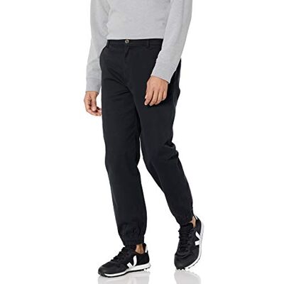 AE190194-BlkCK-Large Amazon Essentials Męskie spodnie dresowe o prostym kroju, czarne, L AE190194-BlkCK-Large Amazon Essentials Męskie spodnie dresowe o prostym kroju, czarne, L