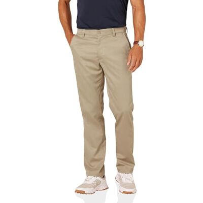 AE1905960_S-BL090-42W x 30L Amazon Essentials Męskie spodnie golfowe ze stretchem o prostym kroju, khaki brązowe, 42 szer. x 30 l AE1905960_S-BL090-42W x 30L Amazon Essentials Męskie spodnie golfowe ze stretchem o prostym kroju, khaki brązowe, 42 szer. x 30 l