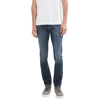 1037638 TOM TAILOR Męskie dżinsy Josh Regular Slim, 10163 – Dark Stone Blue Grey Denim, 30W / 30L 1037638 TOM TAILOR Męskie dżinsy Josh Regular Slim, 10163 – Dark Stone Blue Grey Denim, 30W / 30L