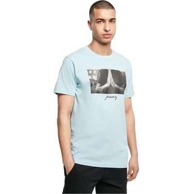 MT157 Mister Tee Men Pray Tee T-shirt męski, dostępny w wielu różnych kolorach, rozmiary XS-5XL, niebieski (Ocean Blue), XS MT157 Mister Tee Men Pray Tee T-shirt męski, dostępny w wielu różnych kolorach, rozmiary XS-5XL, niebieski (Ocean Blue), XS